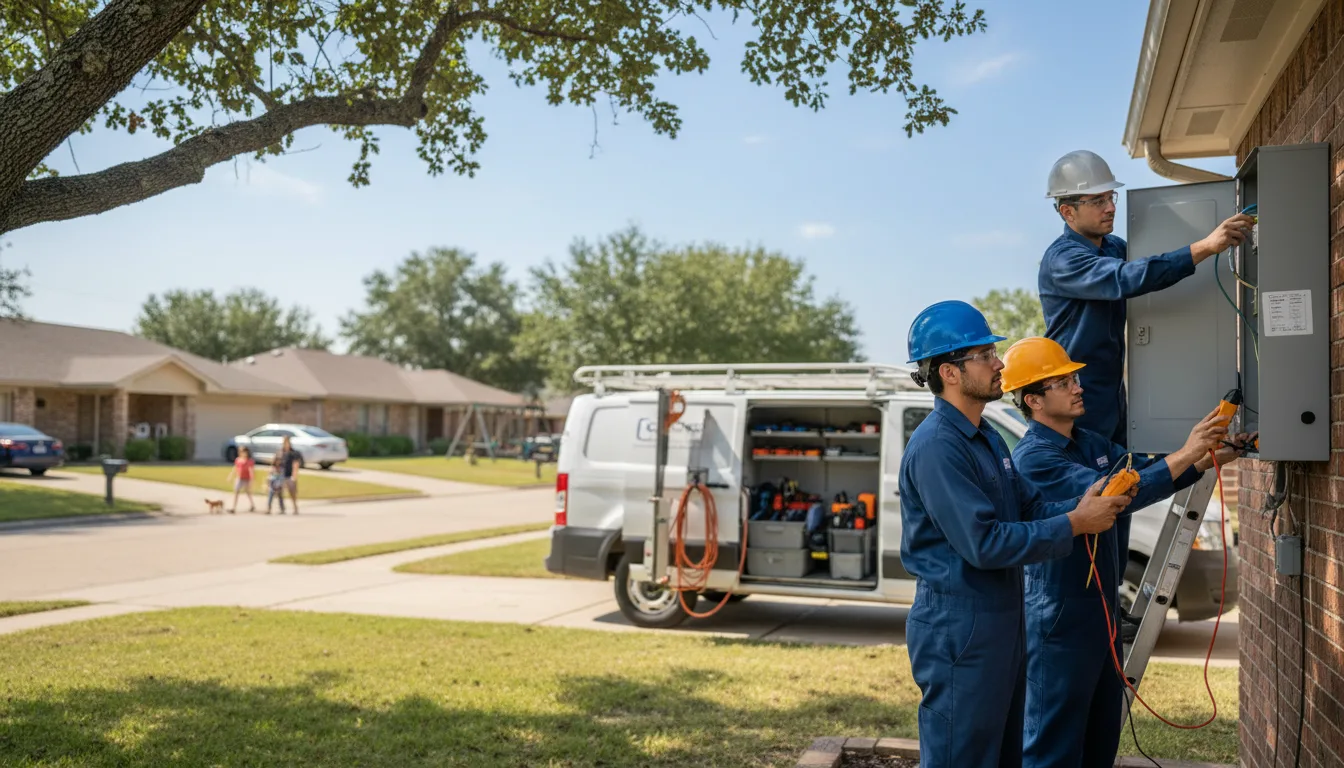 Certified electrician providing emergency electrical services in Rogers, ND
